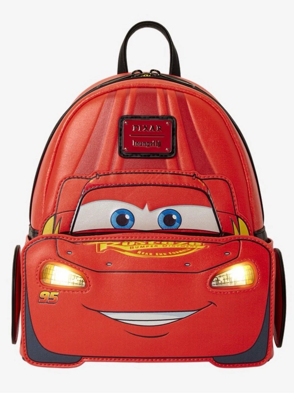 New Loungefly Disney Cars 20th Anniversary Lightning McQueen Light-Up BackPack